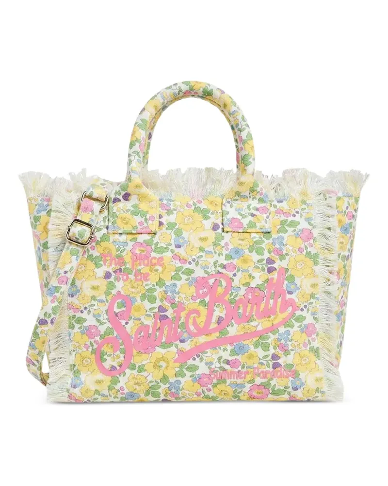 MC2 Saint Barth Colette Liberty Tote Bag mit Blumen-Print - Gelb Gelb