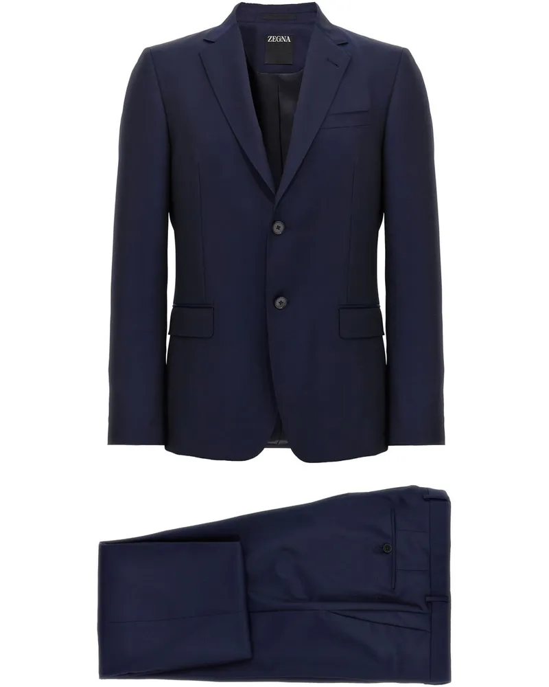 Ermenegildo Zegna Zweiteiliger Anzug - Blau Blau