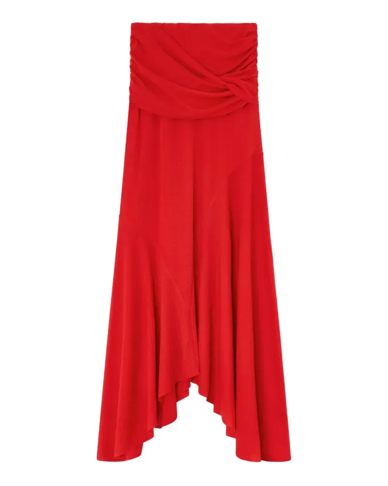 Ganni Drapierter Maxirock - Rot Rot