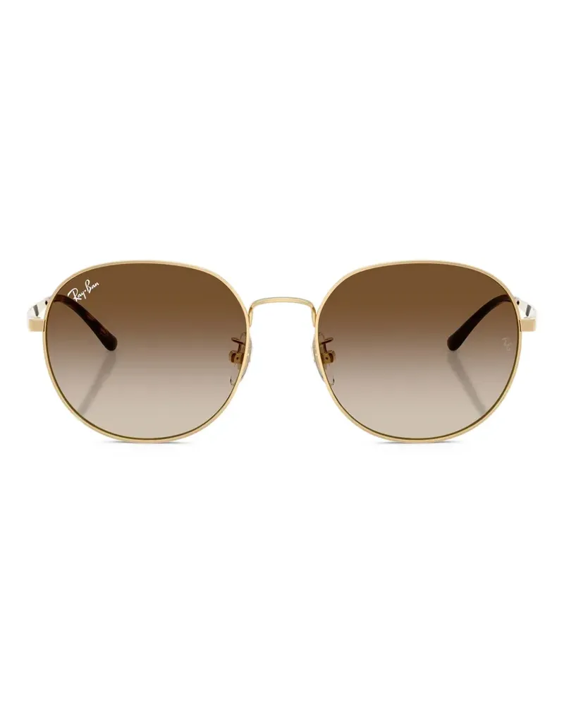 Ray Ban Sonnenbrille mit geometrischem Gestell - Gold Gold