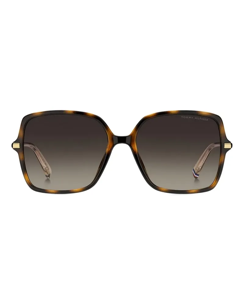Tommy Hilfiger square-frame sunglasses - Braun Braun