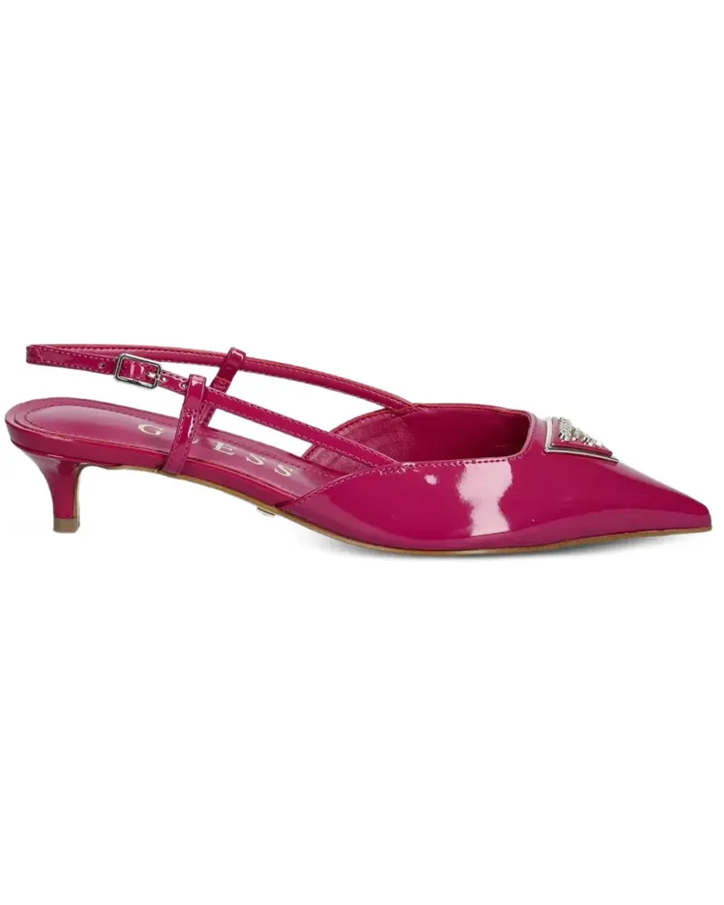 Guess Spitze Slingback-Pumps - Rosa Rosa