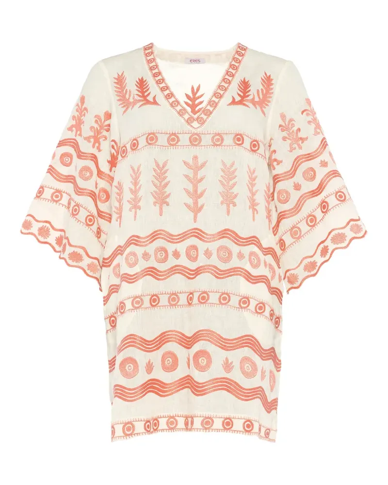 Eres Jacaranda Minikleid mit Stickerei - Nude Nude