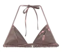 Metallic-Bikinioberteil - Rosa