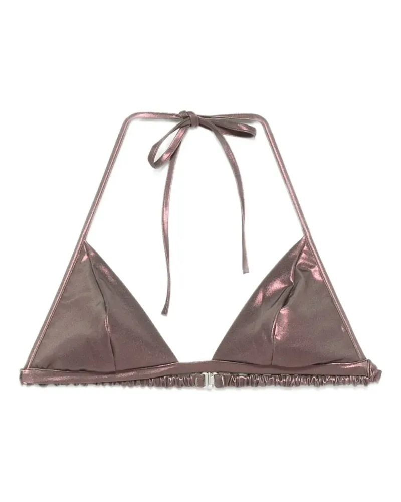 Rick Owens Metallic-Bikinioberteil - Rosa Rosa