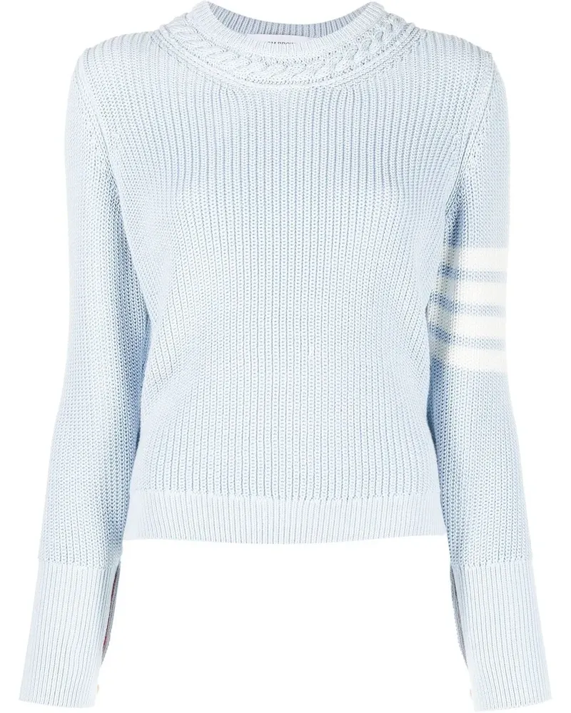 Thom Browne Gestreifter Pullover - Blau Blau