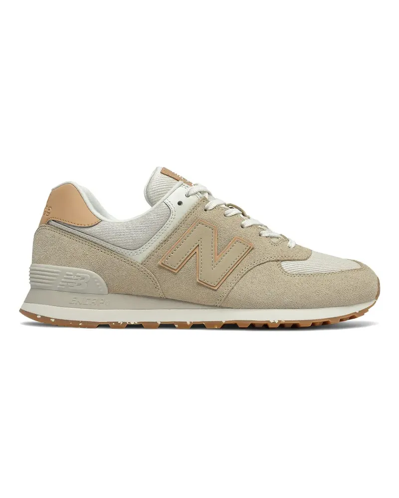 New Balance 574 panelled sneakers - Nude Nude