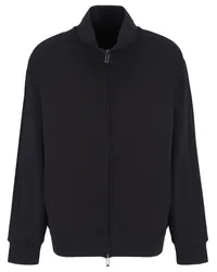 Emporio Armani Cardigan mit Reißverschluss Schwarz