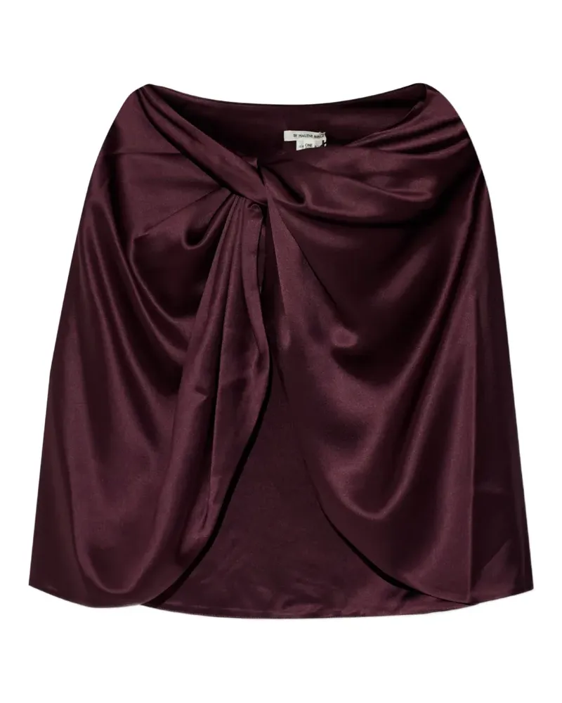 By Malene Birger Pinlos knot-detail cape - Rot Rot