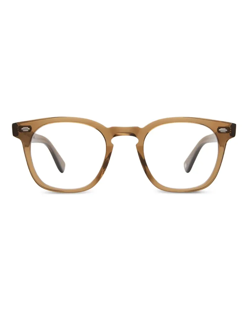 Garrett Leight Runde Byrne Brille - Braun Braun