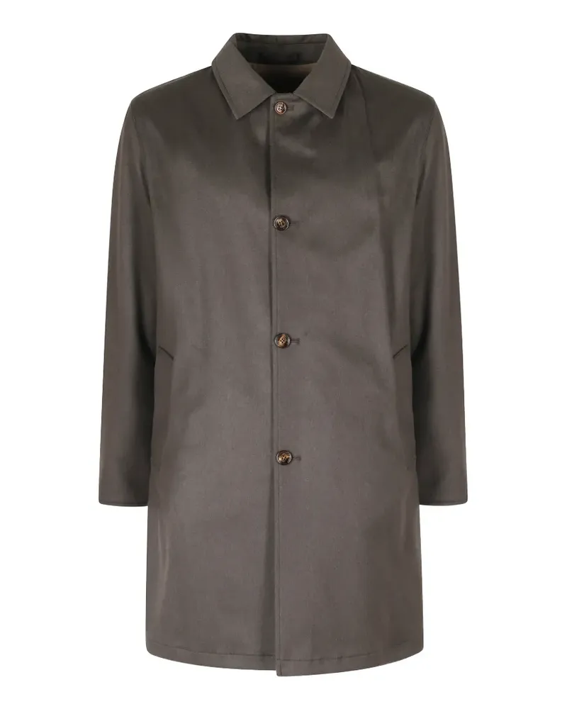 KIRED mid-length single-breasted coat - Nude Nude