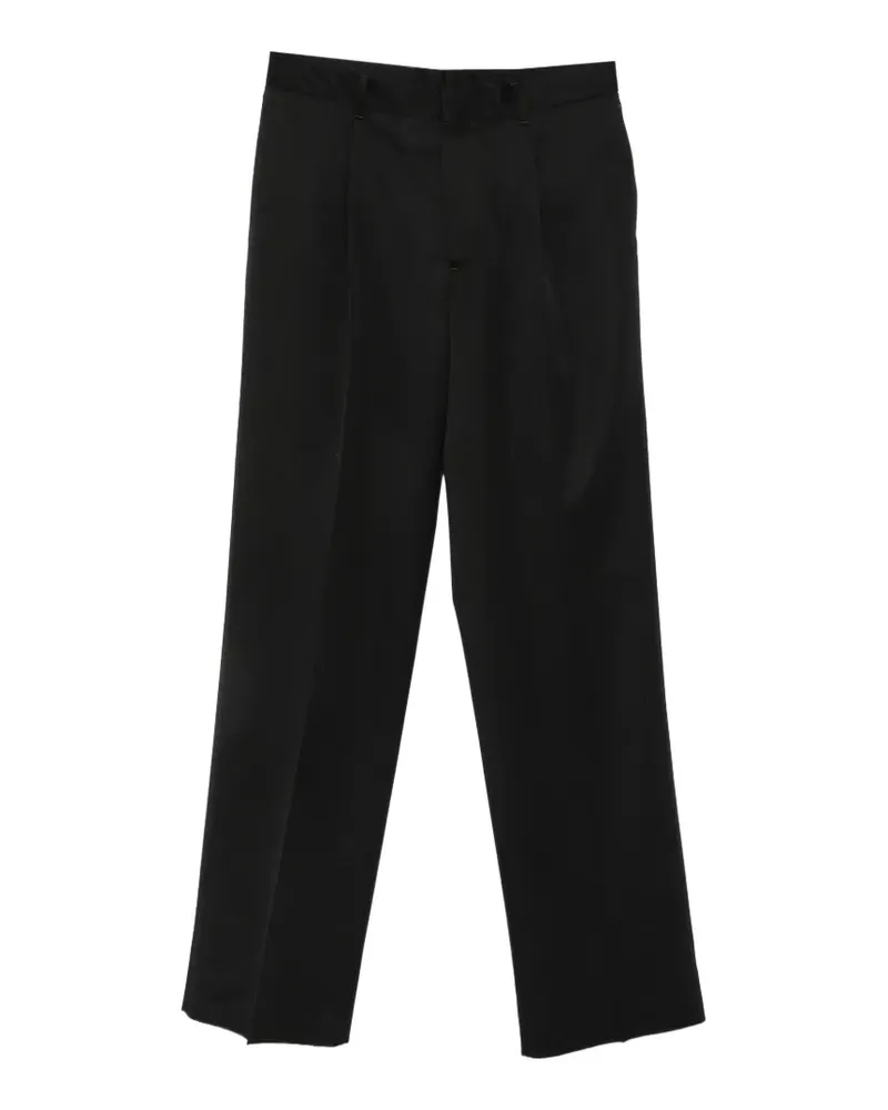 LARDINI pleated tailored trousers - Schwarz Schwarz
