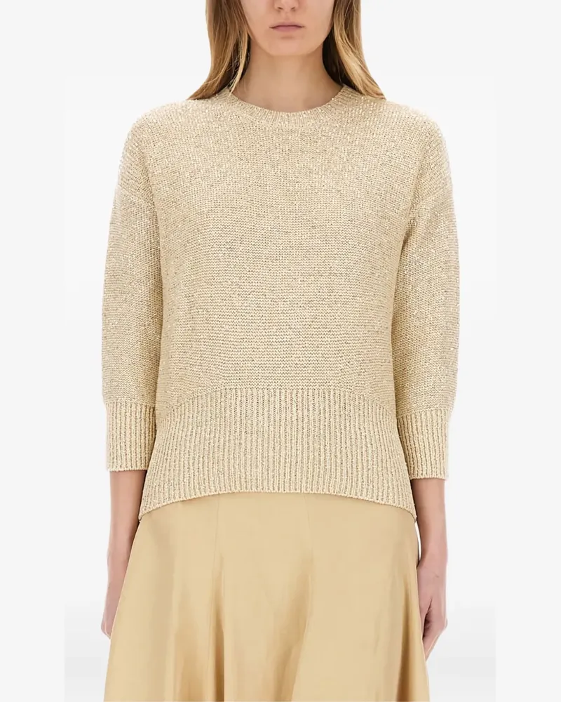 Fabiana Filippi Pullover mit Dreiviertelärmeln - Nude Nude