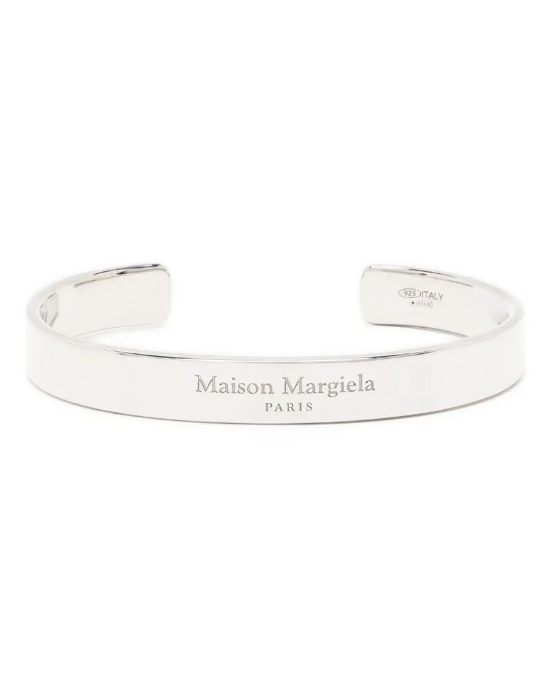 Maison Margiela Armspange mit Logo-Gravur - Silber Silber