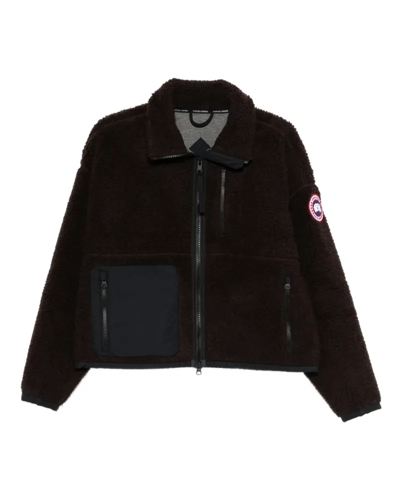 Canada Goose zip-fastening fleece jacket - Braun Braun