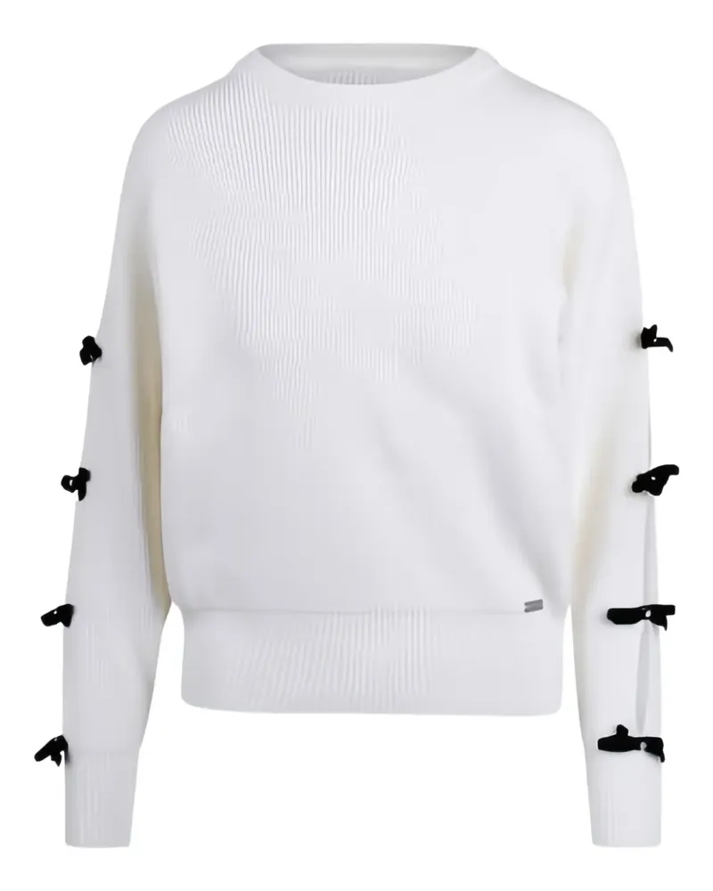 Jovonna Coronel tie detail sweater - Weiß Weiß