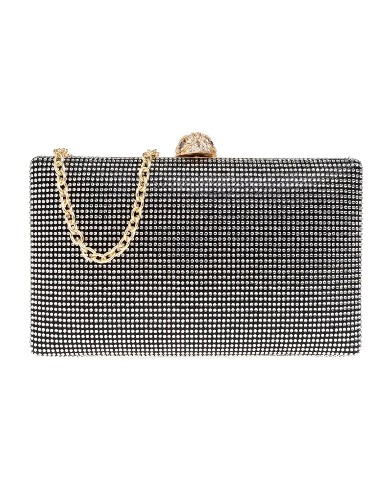 Kurt Geiger Kensington crystal chain-strap clutch bag - Schwarz Schwarz