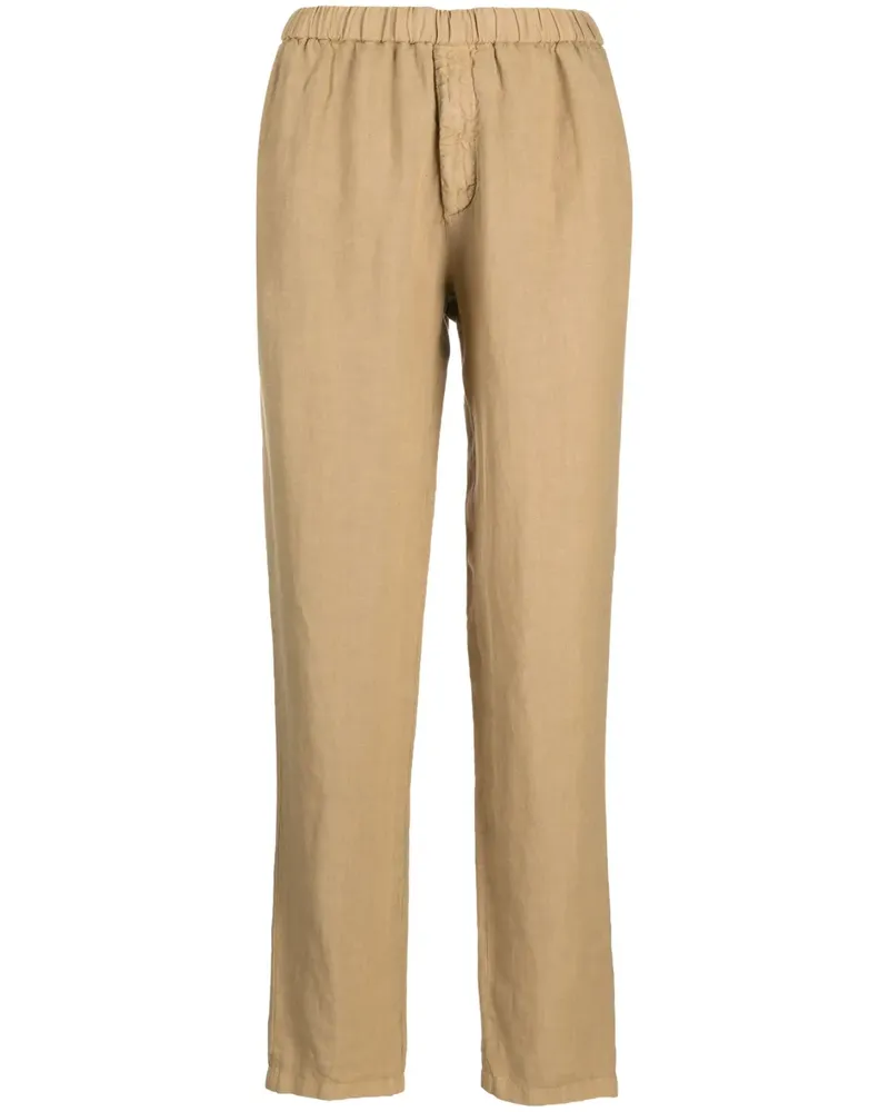 Boglioli Straight-Leg-Hose aus Leinen - Braun Braun