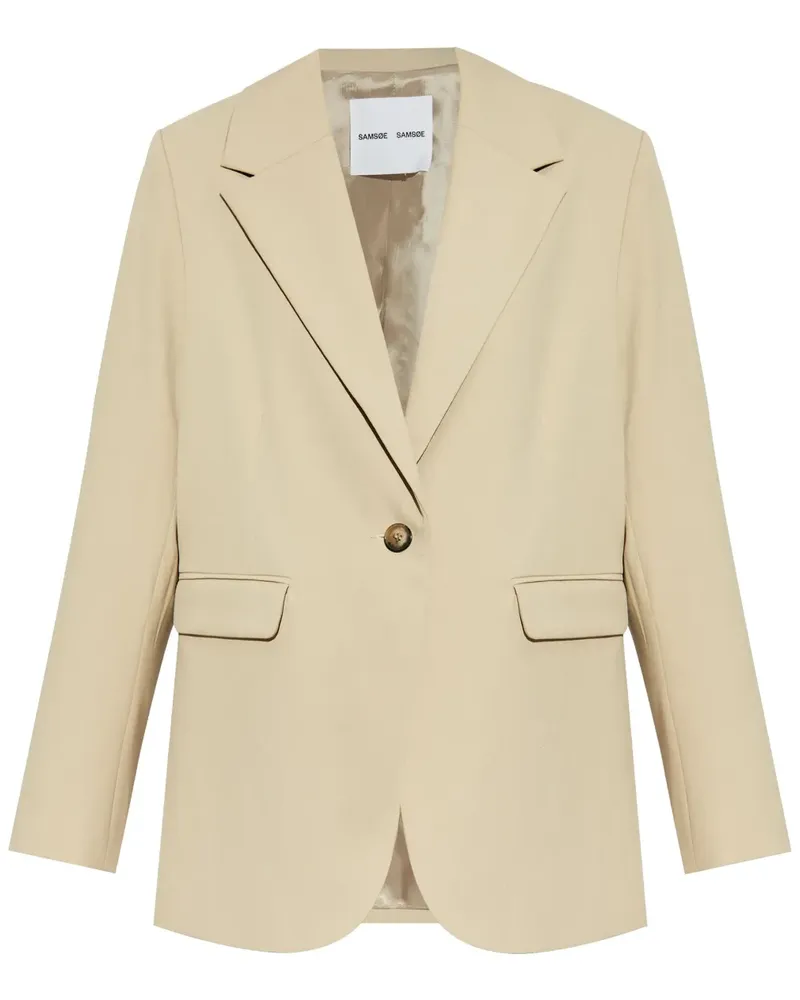 Samsøe & Samsøe Blazer im Oversized-Look - Nude Nude