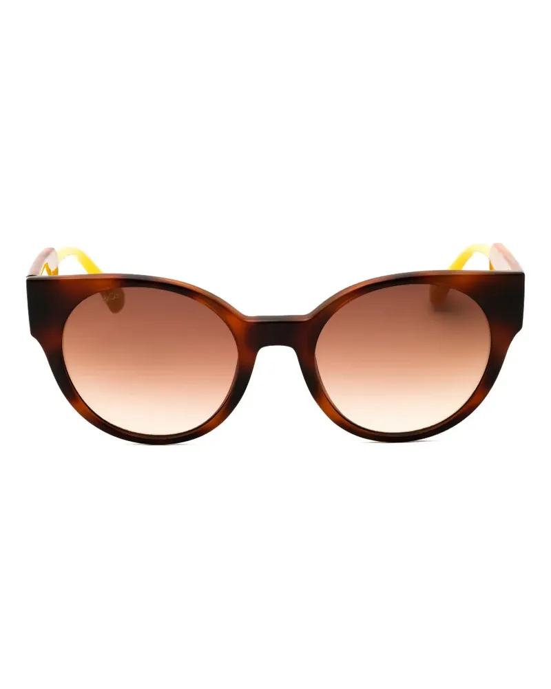 MAX&Co. tortoiseshell-effect round-frame sunglasses - Braun Braun