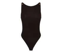 Body mit Cut-Outs - Braun