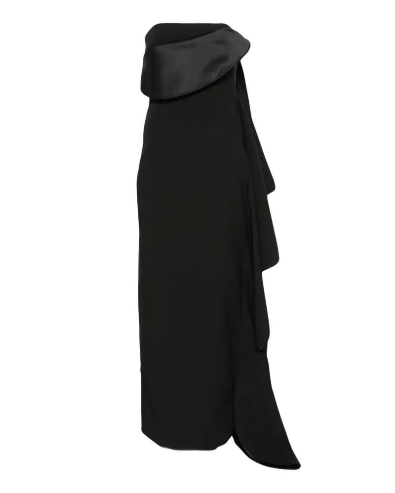 Solace London The Andress maxi dress in black - Schwarz Schwarz
