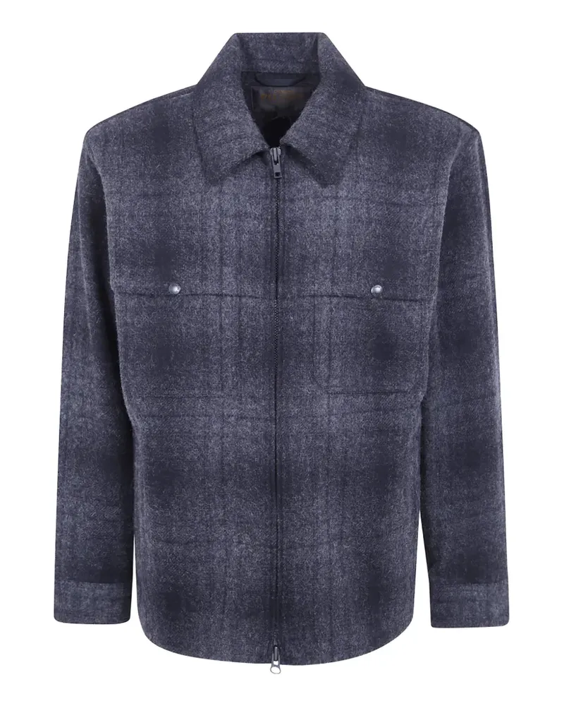 Filson Karierte Hemdjacke - Grau Grau