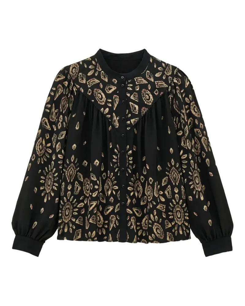 ba&sh Brava long-sleeve shirt - Schwarz Schwarz