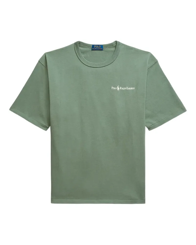 Ralph Lauren T-Shirt mit Logo-Stickerei - Grün Grün