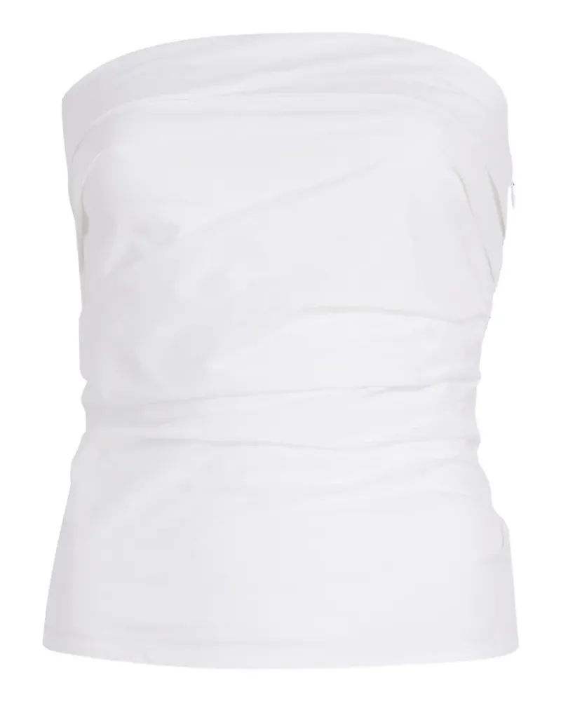 Proenza Schouler Maisy strapless top - Weiß Weiß