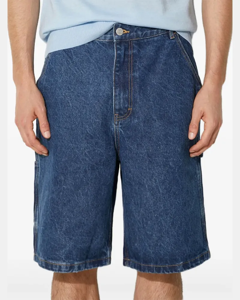 ICECREAM Jeans-Shorts mit Eiscreme-Patch - Blau Blau