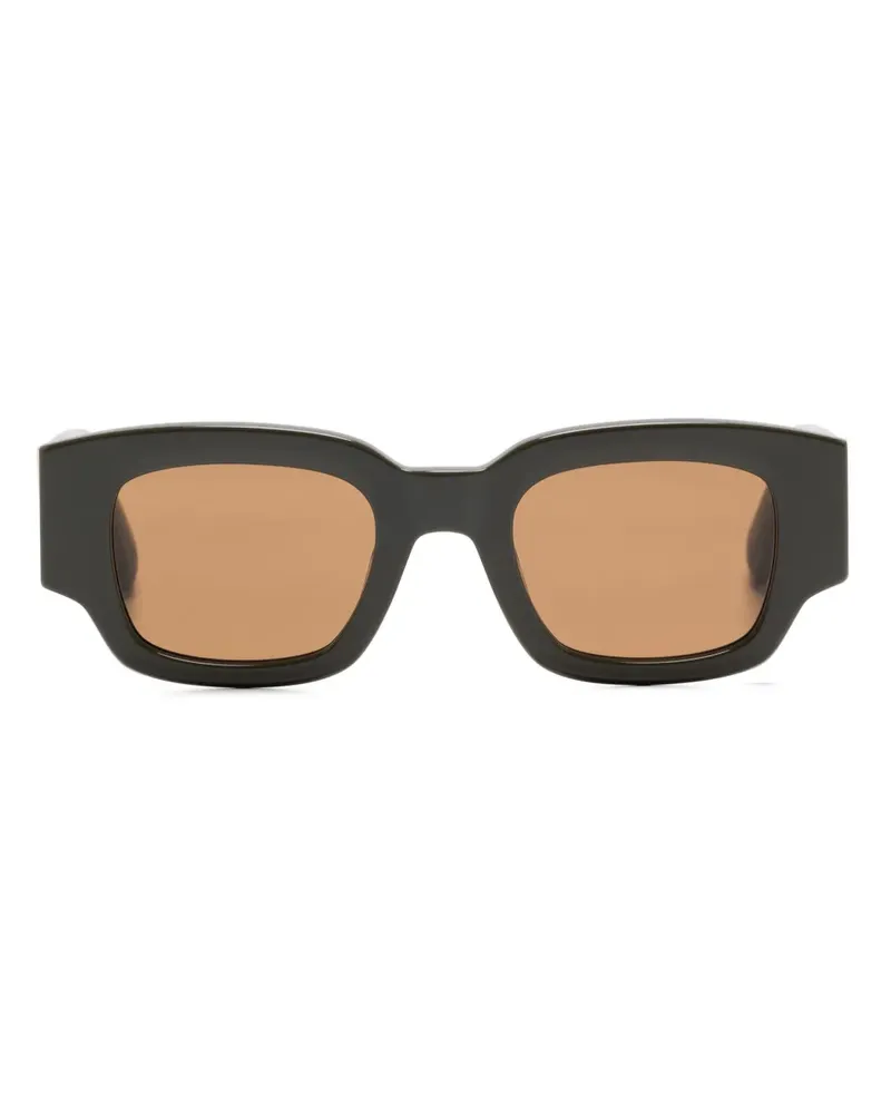 AMI Paris Sonnenbrille mit eckigem Gestell - Grün Grün