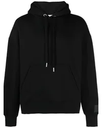 AMI Paris Ami de Coeur Hoodie aus Bio-Baumwolle Schwarz