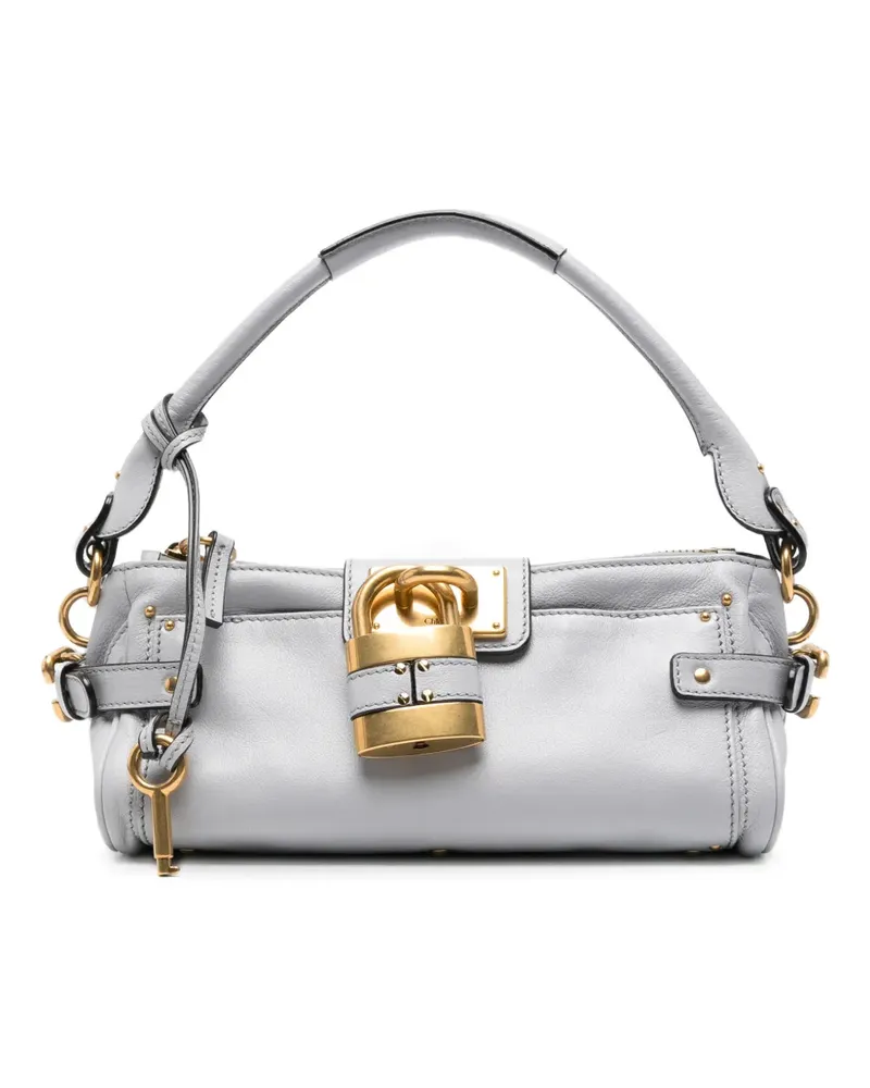 Chloé small Paddington padlock-detail shoulder bag - Grau Grau