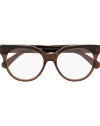 Stella McCartney Transparente Sonnenbrille Braun