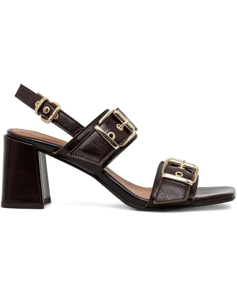 Billi Bi Sandalen mit Blockabsatz - Braun Braun