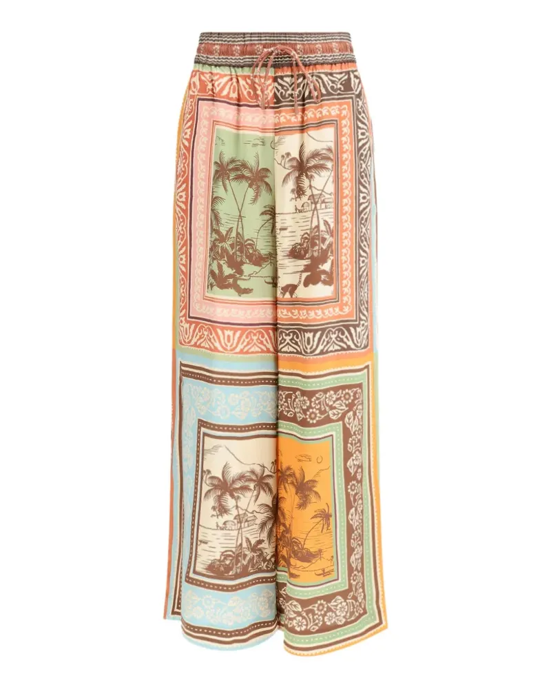 ALEMAIS Alberta Palazzohose - Braun Braun