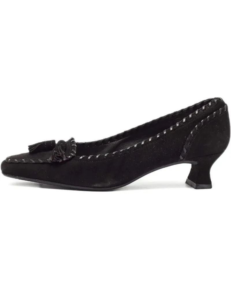 Stuart Weitzman Pumps aus Wildleder 50mm - Schwarz Schwarz