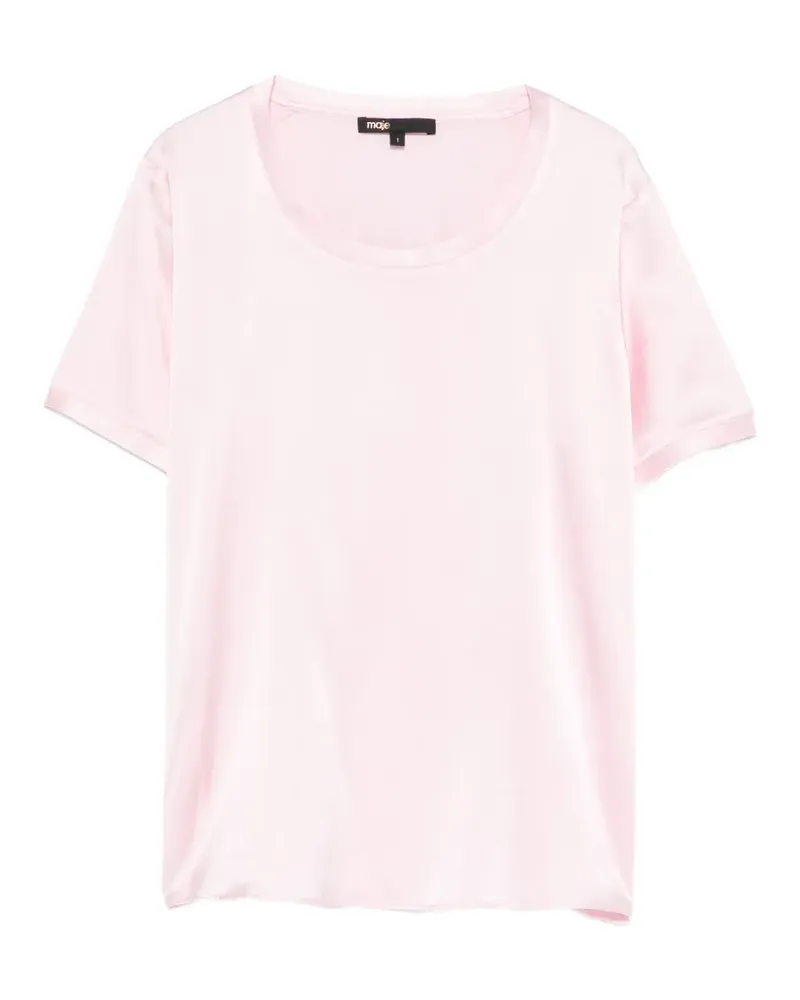 Maje Kurzärmeliges Oberteil - Rosa Rosa