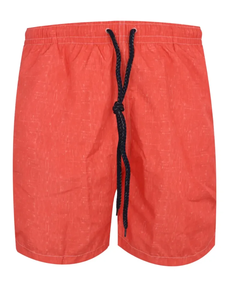 Drumohr  drawstring slub-texture shorts - Orange Orange