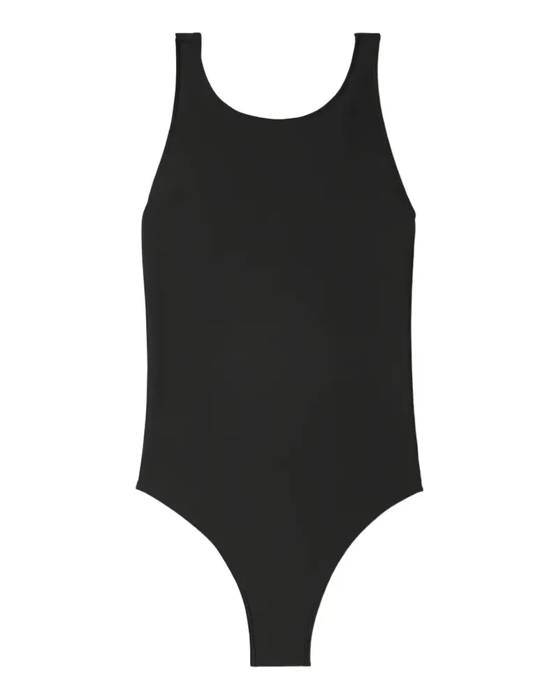 Filippa K cross-back swimsuit - Schwarz Schwarz