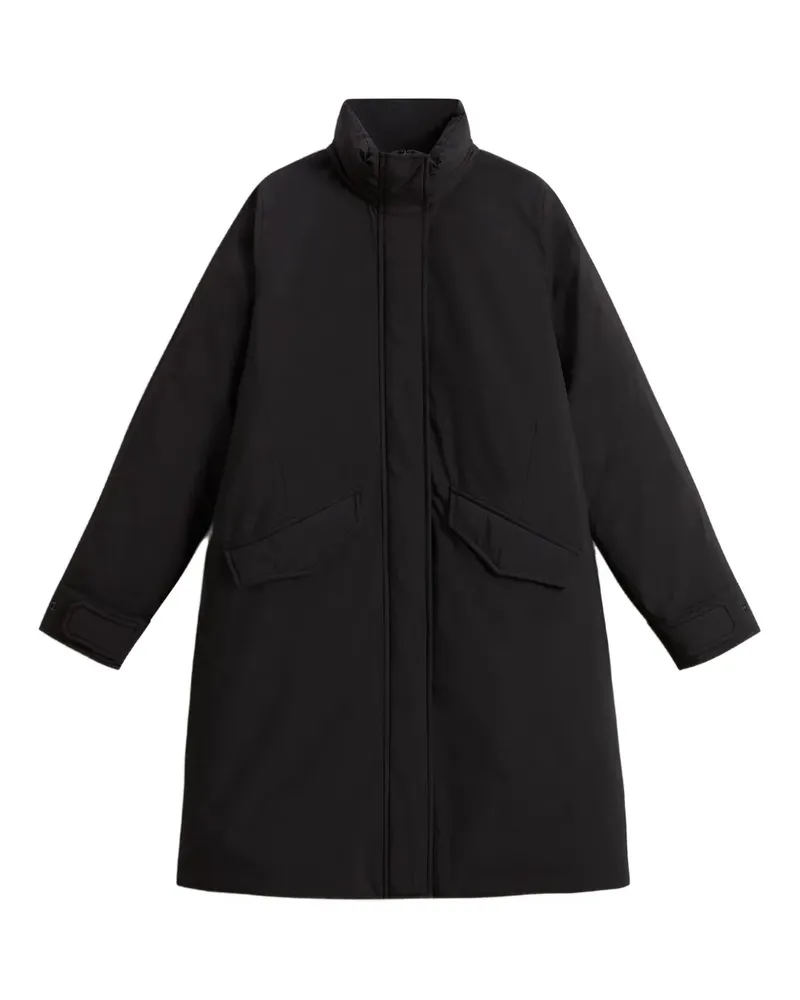 Woolrich Gefütterter Kapuzenmantel - Schwarz Schwarz