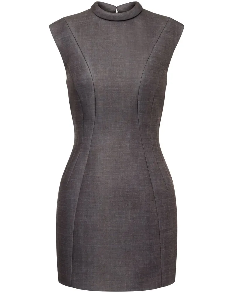 Philosophy Di Lorenzo Serafini Minikleid mit Einsätzen - Grau Grau