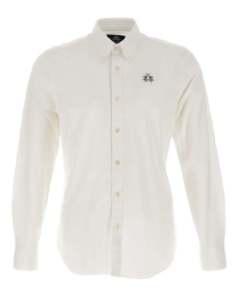 La Martina Besticktes Hemd - Weiß Weiß