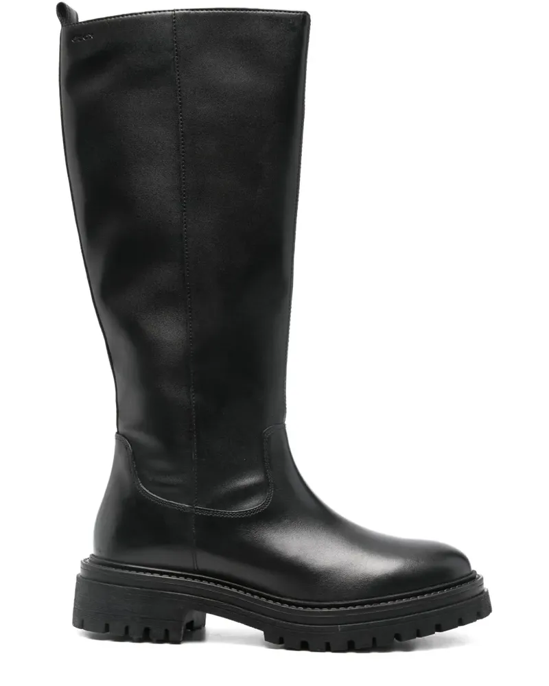 Geox Iridea Stiefel 45mm - Schwarz Schwarz