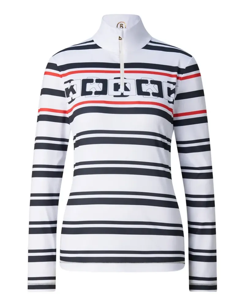 Bogner Beline logo-print performance top - Weiß Weiß