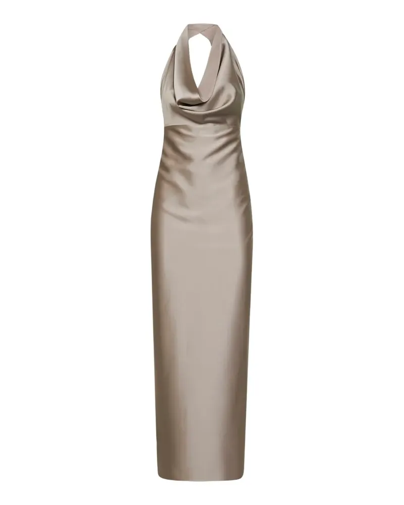 Blanca Kleid mit Neckholder-Ausschnitt - Nude Nude