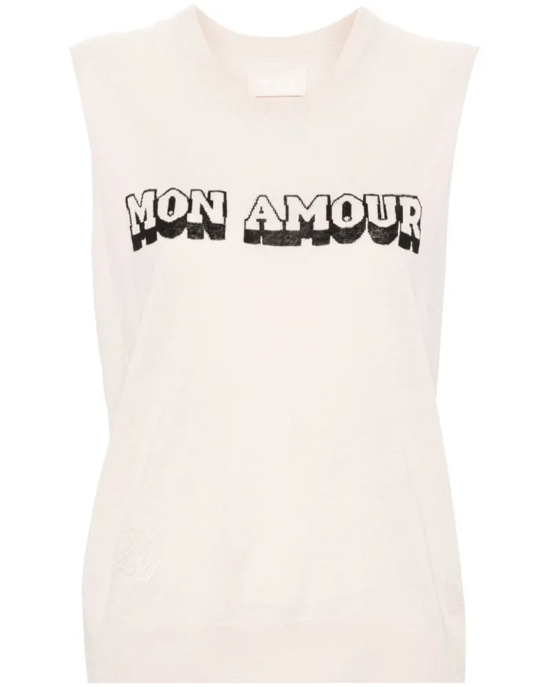 Zadig & Voltaire Nida Li Mon Amour Oberteil - Nude Nude