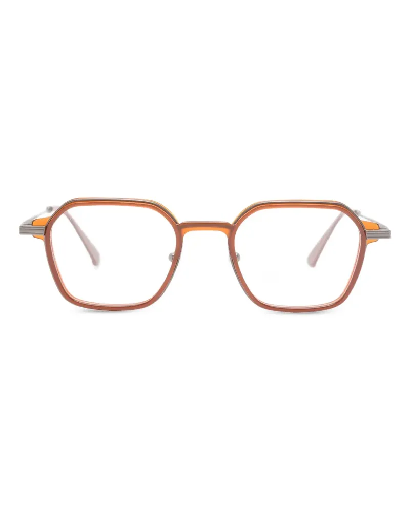 GIGI STUDIOS Brille mit geometrischem Gestell - Braun Braun