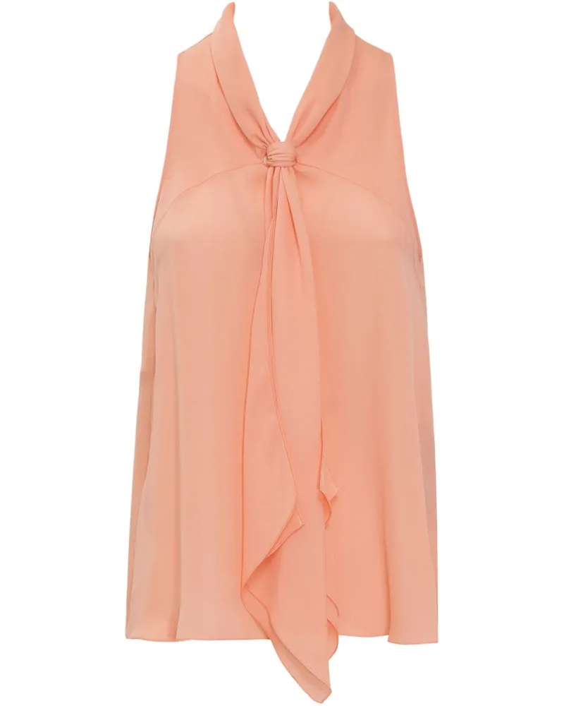 Emporio Armani Bluse mit Knoten - Rosa Rosa
